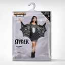 Spooktacular Creations Spider Woman Costume, Bat Costume Adult Women for Halloween Dress Up Party (XX-Large, Black)