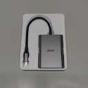 Acer USB C to Dual HDMI Adapter 4K@60Hz, 4-in-1 HDMI Splitter for Dual Monitors with 100W PD, USB 3.0, Docking Station Dual Monitor Compatible with Acer, MacBook Air/Pro, Dell XPS, HP, etc