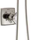 Delta Ashlyn 17 Series Brushed Nickel Dual-Function Shower Faucet Set with In2ition 2-in-1 Dual Shower Head with HandHeld Spray Combo, Valve Trim Kit, Stainless T17264-SS-I (Valve Not Included)