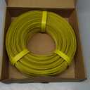 Poly Strapping 1/2" Plastic Strapping, Banding Strapping Roll, 330 Feet Length, 600 lbs Break Strength (Yellow)