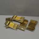 N9R 120PCS Gold Plastic Silverware, Disposable Silverware Include 40 Forks, 40 Spoons, 40 Knives, Gold Cutlery Set Disposable for Party, Wedding and Daily Use