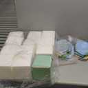 Foam Building Blocks for Toddlers 12-Pieces Wipeable Leather Stacking Cubes Kids - Large Soft Toys Play Set for Learning Construction Baby Preschool Daycare Therapy Birthday Gift (Yellow Green)