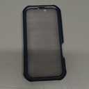 CENHUFO Magnetic Privacy for iPhone 17 Pro Case [Compatible with Magsafe] Full Body Phone Case Built-in 9H Tempered Glass Privacy Screen Protector, Camera Protection Shockproof Bumper Cover - Blue