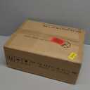 Furologee TV Stand for TVs up to 55 Inch, Entertainment Center with Open Storage Shelves, Media Console Table with Soundbar Shelf for Living Room, Bedroom, Rustic Brown