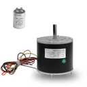 Upgraded 1/5 HP Condenser Fan Motor,1075/900 RPM 208-230V 60HZ Replacement for Lennox Armstrong Ducane 100483-02 100483-21 Etc AC/Air Conditioner,with Capacitor