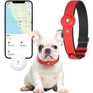 2in1 GPS Tracker for Dogs & Cats: Smart Collar with Real Timed