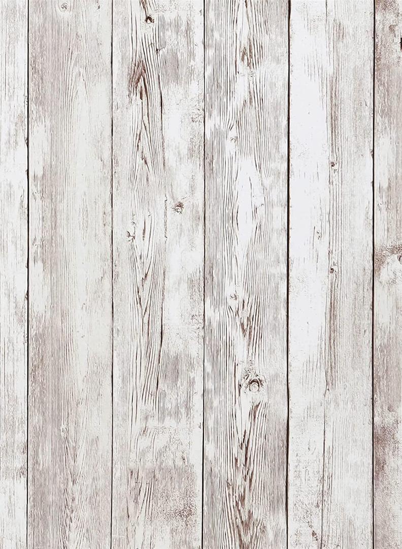 Heroad Contact Paper Peel and Stick Wallpaper Wood Grain Contact Paper for Cabinets Countertop Waterproof Removable Wallpaper Self Adhesive Decorative Shiplap Papel Tapiz para Pared 17.7''x787''