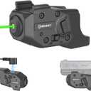 DEFENTAC Green Laser Sight is Exclusive Compatible with Glock Gen3 17/19/21/22/30/31 Gen4/5 17/19/20/21/22/23/29/32/35 Only, Momentary and Strobe