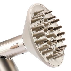 Extra Large Diffuser Attachment for Shark FlexStyle, Upgraded Bigger Diffuser Nozzle for Fast Hair Drying Wavy Curly or Coily Hair Type (Stone)