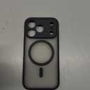 Ktele Magnetic for iPhone 17 Pro Case [Compatible with Magsafe] [Premium Silicone Satin-Smooth Touch] Slim Shockproof Anti-Scratch Microfiber Lining Case, 6.3 inch, Black