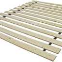 Pemberly Row Contemporary Twin Wood Bed Slats in Natural Finish