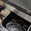 Gourmia Dual Basket Air Fryer - 10 Qt Large Capacity, FryForce360º, Digital Display with 7 Presets, Roast, Bake, Broil, Dehydrate, Match Cook, Sync Finish, Dishwasher Safe Accessories, Black