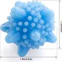 Washer Balls, Laundry Balls, Solid Colorful Laundry Ball, Washing Ball Tangle-Free Reusable Dryer Balls, Lint Catcher for Washing Machine (15 pcs)