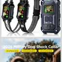 BLACKDOG Military Dog Shock Collar 2 Dogs (5-150lbs) - 4200ft Dog Training Collar with Remote, 4 Training Modes, Flashlight&Strobe, 90-Day Battery, IP67 Waterproof Dog E Collar for All Breeds (Blue)
400+ bought in past month