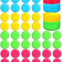 Hiboom Kids Flying Discs 3.4 Inch Mini Classic Flying Disks Bulk Soft Flyer Toy for Outdoor Pets Dog Yard Lawn Games Party Kindergarten Teaching Favors, 4 Colors