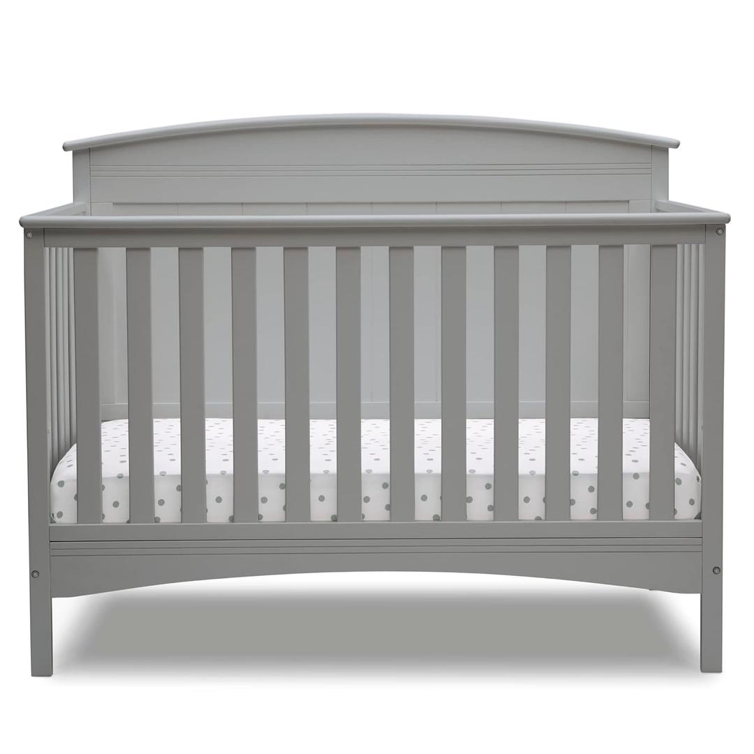 Delta Children Archer 4-in-1 Crib, Grey