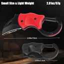 2 Pack Small Pocket Knife for Men,Gifts for father EDC Gadgets with 1.34inch Blade for Everyday Carry, Gifts for Men Dad Husband, Christmas Stocking Stuffers Gifts for Him and Her (Black&Red)