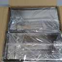 ZHIAI 2 Pack Clear Stackable Cosmetic Organizer, Acrylic Drawer, Plastic Organizer for Dresser, Vanity, Kitchen Cabinet, Pantry, Home Organization and Storage