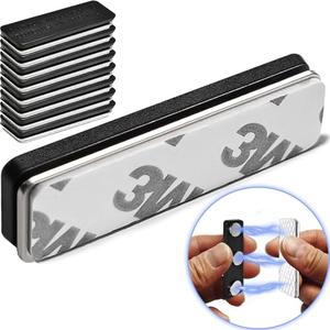 Curtain Magnets Closure with Adhesive for Blackout Curtains, Magnetic Curtain Clips to Hold Curtains Closed（100 Pair）