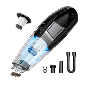 Handheld Vacuum Cordless | Car Vacuum Portable Cordless 650mL Washable Dustbin | 25-Min Runtime Rechargeable Hand Held Vacuum 8000Pa Powerful Suction