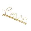 Creative Golden Metal Proposal Ornament for Wedding Party Home Decor