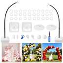 Balloon Arch Kit,Free Bending Shape 8.2FT & 5FT Half Balloon Arch Stand with Base for Birthday Wedding Baby Shower Graduation Party Decorations(Black)