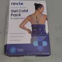 REVIX Ice Pack for Injuries Reusable Gel for Lower Back, Cold Packs for Back Shoulder, Elbow, Hip, Leg, Wrap Around Entire Knee, Soft Cold Compress,16  9" Navy