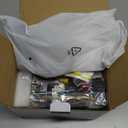 Leadfan Double Din Car Stereo with Dash Cam, Support Apple Carplay and Android Auto, 7INCH Full HD Touchscreen Car Audio Receivers Double Din Radio with Bluetooth, Camera, FM/2 USB/AUX/Subwoofer/SWC