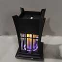 PIC Solar Flame Effect Patio Lantern Bug Zapper,  Acre Coverage, 1 Pack