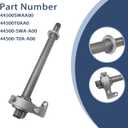 FZJDSD CV Intermediate Shaft 44500-SWA-A00 Compatible with Honda CR-V 2.4L 2007-2014 Replaces 44500-T0A-A00 Axle Half Shaft Assembly