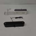 LENRUE Computer Speakers,Wired USB-Powered Sound-bar with 10W Stereo Sound for PC Desktop,Plug-n-Play (A39PRO /Black)
