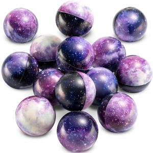 Galaxy Stress Balls for Kids - Pack of 24 Bulk - Squeeze Anxiety Fidget Sensory Balls for Children with Outer Space Theme, Toys for Party Favors and Birthday Party Supplies
