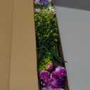 GYWJJ Spring Flowers Artificial Purple Silk Flowers Fake Roses with Chrysanthemum Daisy Spring Floral Arrangement for Easter Wedding Home Table Centerpieces Grave Kitchen Decor (11.71")