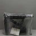 8Ft Firewood Rack Adjustable Fireplace Wood Holder for Outdoor Indoor Storage Log-Heavy Duty Fire Log Lumber Stand Stacker, Black