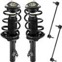 Front w/Coil Strut & Sway Bar Links for Mazda 3 2004-2009, All Not for Mazdaspeed, Spring Shock Struts Replace for 172264, 172263, K80235, 4pc, 2005 2006 2007 2008