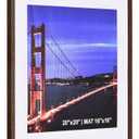 Yaetm 20x20 Picture Frame Brown Set of 3, Wood Grain Square Frames Display 16x16 with Mat or 20 x 20 without Mat, Gallery Wall 20x20 Frame for Wall Mounting (3 Pack, Brown)