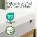 Zinus 10 Inch Green Tea Essential Memory Foam Mattress [New Version], Twin, Fiberglass Free, Medium Feel, Breathable Airflow Memory Foam, Certified Safe Foams & Fabric, Mattress in A Box