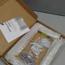 Shelf Bracket, Heavy Duty Floating Shelf Brackets 10-Inch Long, 6-Pack Brackets for Shelves, Matte White Coated L Shape Metal Wall Shelf Support Brackets with 1/5 Inch Thick and 160 lb. Load Capacity