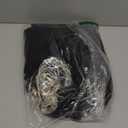 1010ft Black Tulle Backdrop Curtain with Lights String for Parites, Sheer Photo Backdrop Curtains for Wedding Party Photography Background (10ftx10ft)