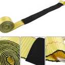 Classic Yellow Lasso Style Car Tie Down with Chain Anchors 2 Inch x 96 Inch 4 PCS 3,300 lbs Safe Working Load