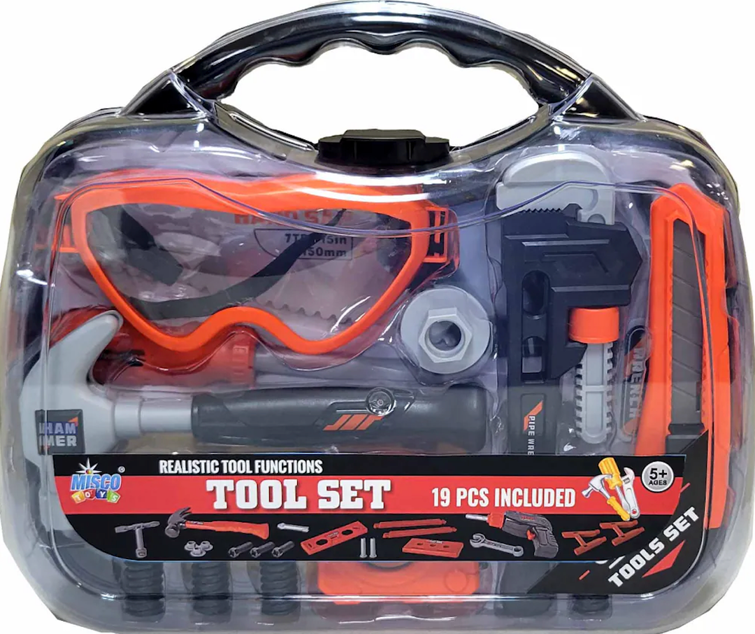 Misco Toys® Tool Play Set with Storage Case