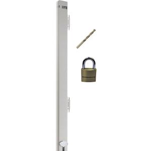File Cabinet Locking Bar. Fits 4 Drawer File Cabinets. Includes Padlock and Cobalt Drill Bit. (Beige)
