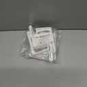 2 x TonGass 4-Pack RV Curtain Holders with Screws (White)  Camper & Motorhome Curtain Clips for Window Drapes, Heavy-Duty Plastic Retainers for RV, Boat, and Trailer Curtains