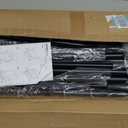 EAGMAK Heavy Duty Clothes Rack with Wheels, Double Rod, 655 lb, Black