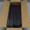 Kitsure Shoe Rack - 4-Tier Shoe Organizer with Handles & Non-Slip Feet, Rust-Resistant Metal Shoe Rack for Closet, Entryway, Bedroom, Living Room, 26.6" Wide - 4 Tiers, Black