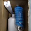 Disposable Toilet Brush with 48 Refills,Toilet Cleaning Supplies,Toilet Wand Brush Starter Kit,Wall Mounted Toilet Bowl Cleaner Brush with Holder for Bathroom Deep Cleaning & Hygiene (White)