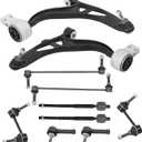 labwork Front Lower Control Arm Ball Joint Sway Bars Tie Rod Replacement for Ford Explorer 2011-2019 k622215 k622216 es800952 ev800893