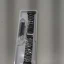 Moran Stainless Steel Watch Band Quick Release Replacement Metal Strap 20mm 22mm for Men Women (Black+Folding Clasp)