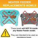 Neater Pet Brands 12 Cup (96 oz.) Stainless Steel Dog Bowls, 1 Single Large Dog Water Bowl or Food Bowl for Indoors or Outdoors, Metal Bowls for Large Breed, Dishwasher Safe Dish for Extra Big Dogs