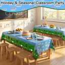 Pixel Miner Tablecloths, 54x108 in, Themed Birthday Party Supplies, Plastic Table Cloth for Craft Party Decorations, Disposable Animals Tablecovers (Animals, 3pcs)